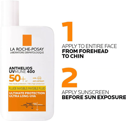 La Roche Posay Anthelios UVMune 400 Fluide Invisible SPF50+ 50ml